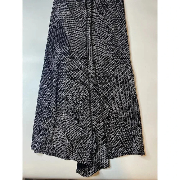 JS Boutique Black Silver Glitter Long Formal Dress 8 Spaghetti Strap Y2K Style - Picture 9 of 9